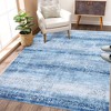 Vintage Floral Rug Distressed Washable Area Rugs for Living Room Bedroom - 2 of 4