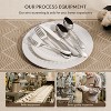 Aoibox 20-Piece Teardrop Silverware Set for 4, 18/10 Stainless Steel Flatware, Modern Cutlery Set for Home, Hotel, Mirror Polished, Dishwasher Safe - 4 of 4