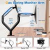 PAGED Monitor Arm for 17-32 inch Computer Screens,Adjustable Monitor Mount for 1 Monitor,Convenient Monitor Stand - 3 of 4