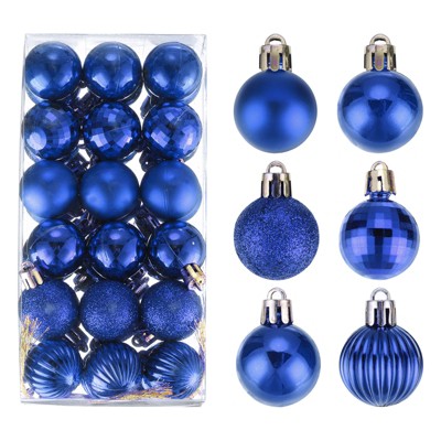 Unique Bargains Shatterproof Home Party Decorative Christmas Tree Hanging Ball Ornaments 36 Pcs