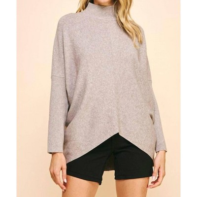 Women's Turtleneck long sleeve sweater - PINCH