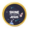 84ct Space Themed Vacation Bible School Candy Religious Party Favors Chocolate Coins (84 Count) - Gold Foil - By Just Candy - 2 of 2