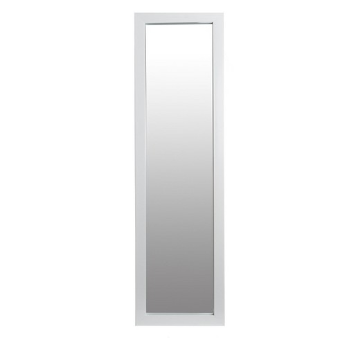 15 X51 White Full Length Over The Door Mirror White Patton Wall Decor