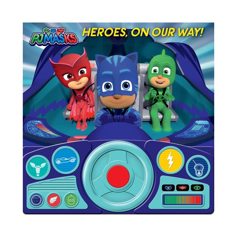 Pj Masks: Heroes, on Our Way! Sound Book - by  Pi Kids (Mixed Media Product), 1 of 5