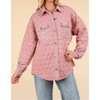 Women's Oversize Quilted Shacket/Jacket - VERY J - 2 of 4