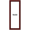 PosterPalooza | Panoramic Weathered Red Picture Frame - UV Acrylic, Foam Board Backing, Hanging Hardware - 2 of 4