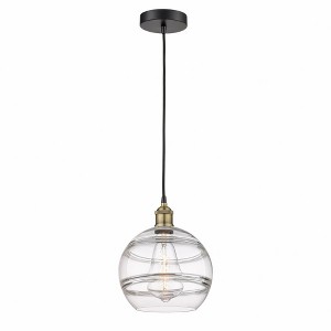 Rochester - 1 Light Cord Hung Mini Pendant In Industrial Style-11.63 Inches Tall and 10 Inches Wide - 1 of 1