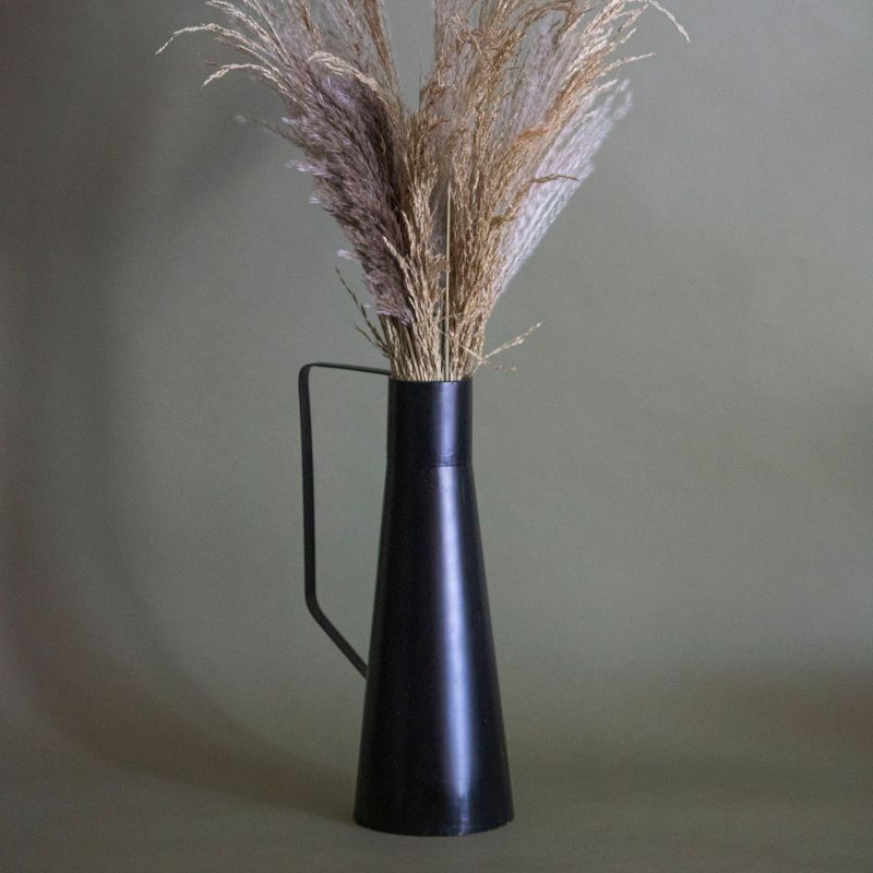 Black Modern Metal Decorative Vase - Foreside Home & Garden, 2 of 6