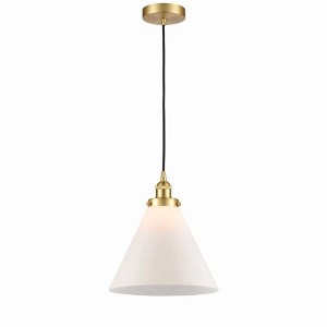 Cone - 1 Light Mini Pendant In Industrial Style-14.75 Inches Tall and 12 Inches Wide - 1 of 1
