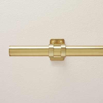 48&#34; &#8211; 84&#34; Classic Steel Curtain Rod with Antiqued Brass Finish - Hearth &#38; Hand&#8482; with Magnolia