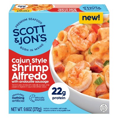 Scott & Jon's Frozen Cajun Alfredo with Shrimp - 9.6oz