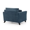 GDFStudio Taylor 46.5"W Corduroy Single Sofa Chair with Pillows - 3 of 4