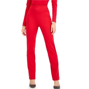 I.N.C International Concepts Womens Satin Trim Casual Trouser Pants - 1 of 1