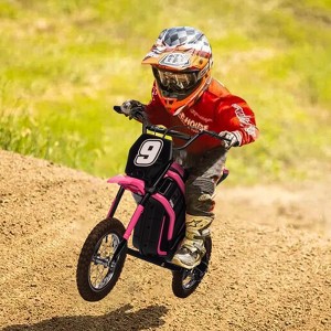 Electric Motorcycle for Kids Electric Dirt Bike Teather Seat, Rear Brake, Electric Motorbike for Kids/Teens - 1 of 4