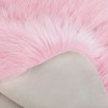 PiccoCasa Office Home Bedroom Faux Sheepskin Puffy Plush Area Soft Warm Floor Mat 1 Pc - 4 of 4
