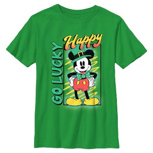 Boy's Mickey & Friends Go Happy Go Lucky T-Shirt - 1 of 4