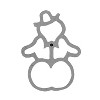 O'Creme Cast-Aluminum Rosette Iron Mold, Snowman - 3 of 3