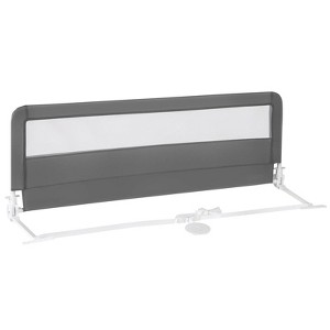 Infans 59" Breathable Baby Children Toddlers Bed Rail Guard Safety Swing Down Gray - 1 of 4