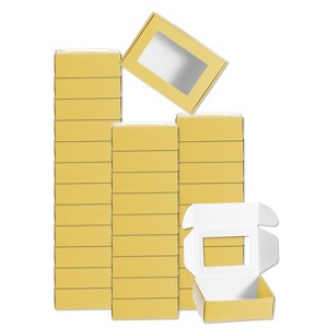 Unique Bargains Durable Soap Packaging Boxes Window Design Versatile Applications Gift Box 32 Pcs - 1 of 3