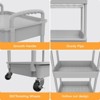 YIGII 5 Tier Rolling Utility Cart with Drawer,REBECAT Utility Cart Made of Multifunctional Storage Organizer Tool for Kitchen,Bathroom,Living Room - 2 of 4