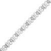 Haus of Brilliance Silver 1/3 Cttw Miracle Plate Round-Cut Diamond Infinity Link Bracelet - 2 of 4