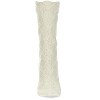 Memoi Weaved Flower Chunky Knit Crew Sock - 2 of 4