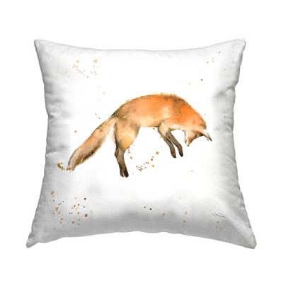 Stupell Industries Jumping Fox Wildlife, 18 x 18