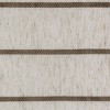 14"x52" Twill Striped Anti Dust Sheer Cafe Window Valance - Clean Window - 3 of 4