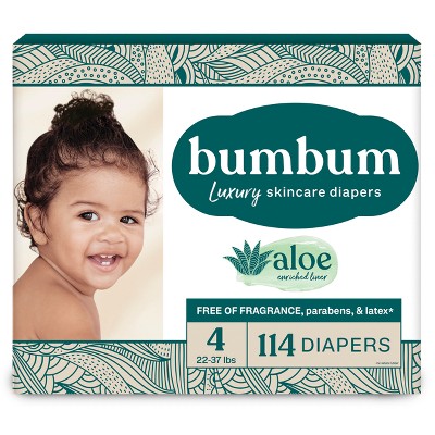 bumbum Luxury Skincare Disposable Diapers - (Select Size and Count)
