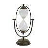 Storied Home Decorative Metal and Glass Hour Glass 7.75"x14.5": Indoor Figurine, No Battery Required - 2 of 3