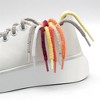 INSPIRE CHIC Round Fuzzy Hairy Soft Wide Shoelaces for Casual Shoes 2 Pairs - 4 of 4