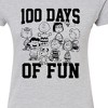 Women's - Peanuts - 100 Days Of Fun Fitted Graphic T-Shirt - 2 of 4