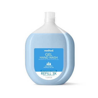 Method Gel Hand Soap Refill - Sea Minerals - 34 fl oz