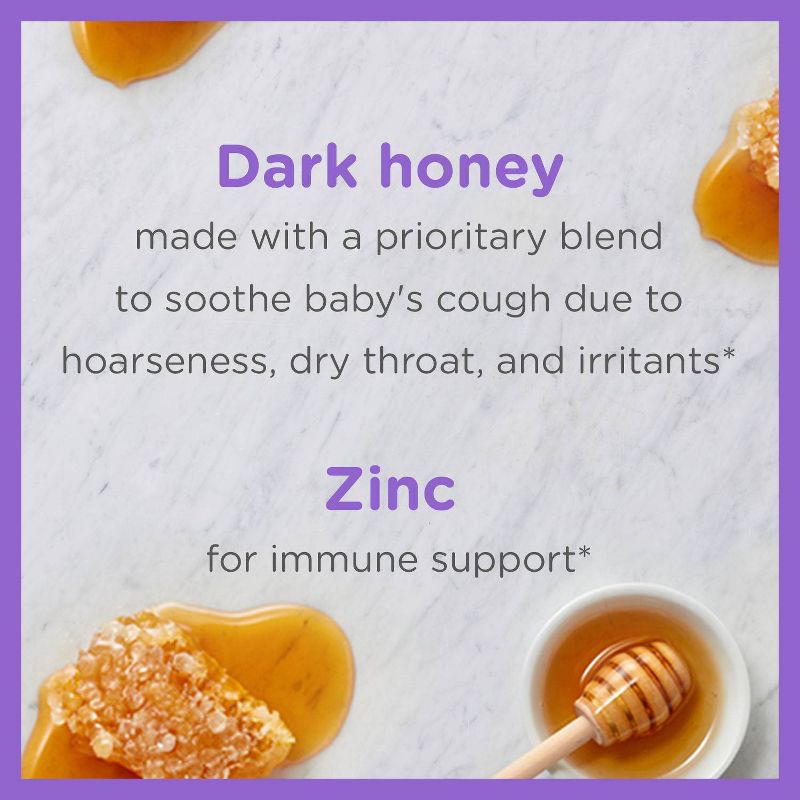 Zarbee&#39;s Baby Cough Syrup + Immune with Honey &#38; Zinc - Natural Cherry Flavor - 2 fl oz, 4 of 14