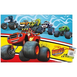 Trends International Nickelodeon Blaze and the Monster Machines Unframed Wall Poster Prints - 1 of 4