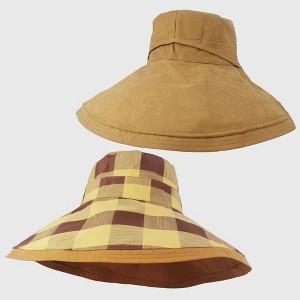 Anna-Kaci Women's Double-Sided Reversible Wide-Brim Sun Hat - 1 of 4