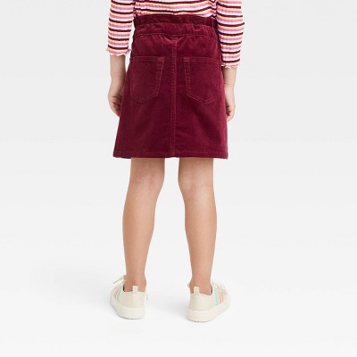 target burgundy skirt