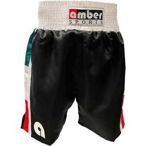 Amber Fight Gear Men's Professional Boxing Shorts – Ultra Lightweight, Durable – Ideal for Boxing, MMA, Muay Thai, Kickboxing, Fitness Training. - 1 of 4