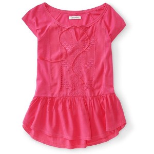Aeropostale Womens Solid Color Peasant Knit Blouse - 1 of 1
