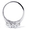 Pompeii3 1ct Three Stone Diamond Ring 14K White Gold - 2 of 4
