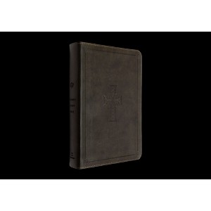 ESV Student Study Bible (Trutone, Olive, Celtic Cross Design) - (Leather Bound) - 1 of 1