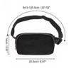 Unique Bargains Solid Color for Hiking Gym Running Waist Pack 1 Pc - 2 of 4