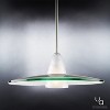 Urban Ambiance Luxury Contemporary Pendant Light,  7.5"H x 20"W,  Brushed Nickel Finish, UHP2431 - 3 of 4