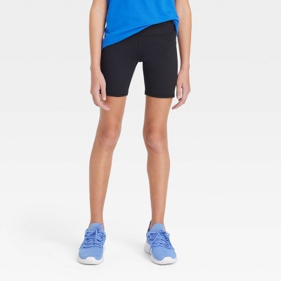 Girls' Core Bike Shorts - All In Motion™ Black XS