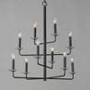 Maxim Lighting Madeira 10 - Light Chandelier in  Anthracite - 3 of 4