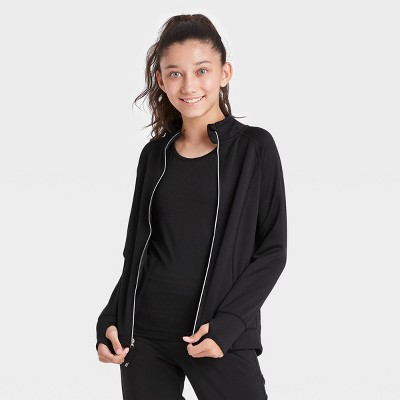 womens black jacket target