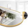 Beautyolove 34"L x 76"W Arched full length mirror - 4 of 4