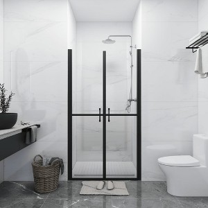 VidaXL Shower Door Clear ESG (34.6 in.-35.8 in.)x74.8 in. - 1 of 4