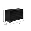 NicBex 6 Drawers Dresser for Bedroom,Chest of Drawers with  Channel Pulls Design,Modern Freestanding Dresser,Storage Dressers for Bedroom - 3 of 4