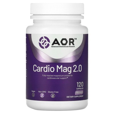 Advanced Orthomolecular Research AOR Cardio Mag 2.0, 120 Capsules